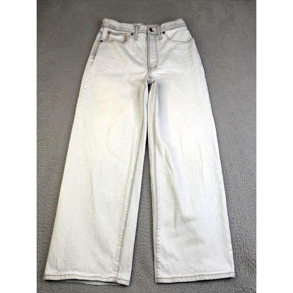 Madewell Jeans Womens Size 28 The Perfect Vintage Wide Leg Crop High Rise